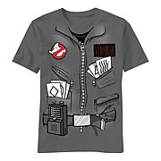 Ghostbusters Peter Venkman Wavy Lines Grey T-Shirt